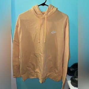 Orange Nike hoodie- size large